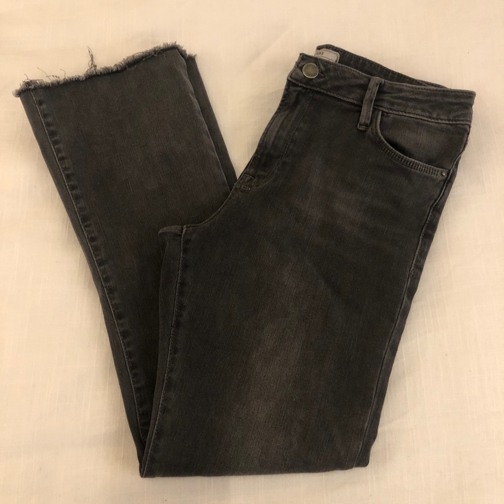 Free People Raw Hem Flare Jeans